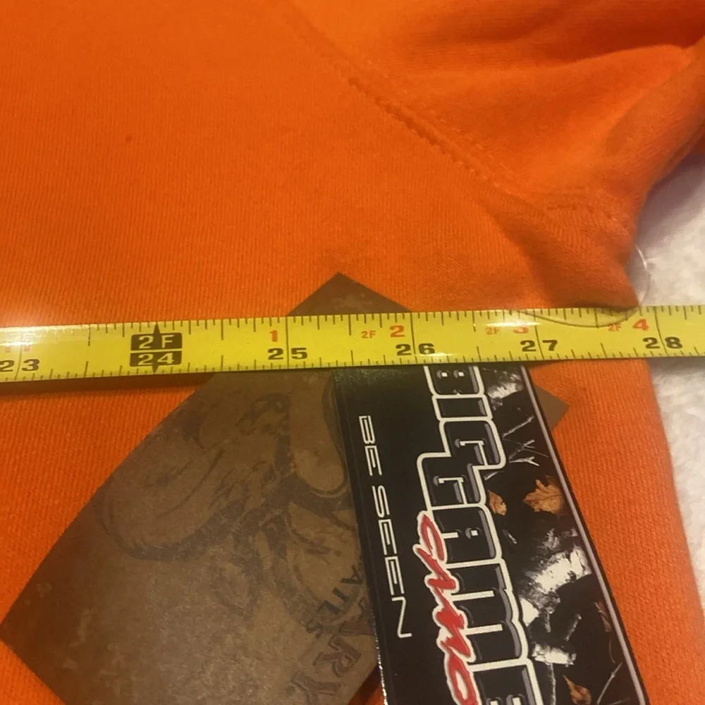 LEGENDARY WHITETAILS Original Deer Gear NWT Orange Hoodie Size XL TALL